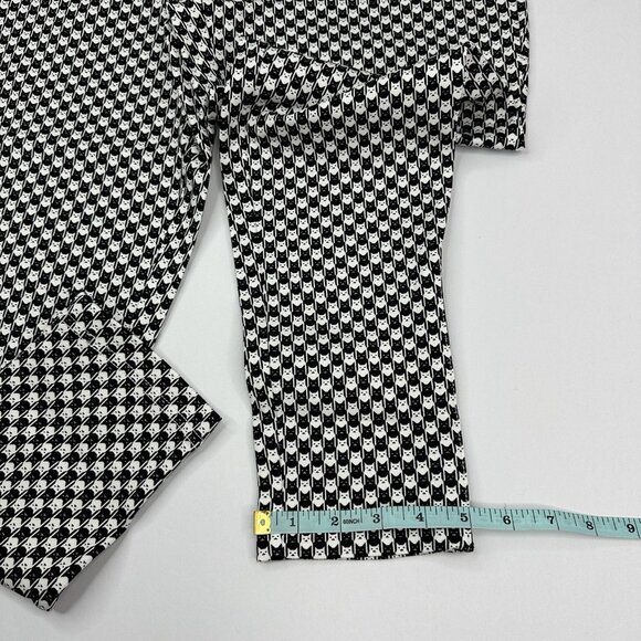 Betabrand NWT Catstooth Skinny-Leg Pencil Dress Yoga Pant Small Short Petite - Picture 13 of 15